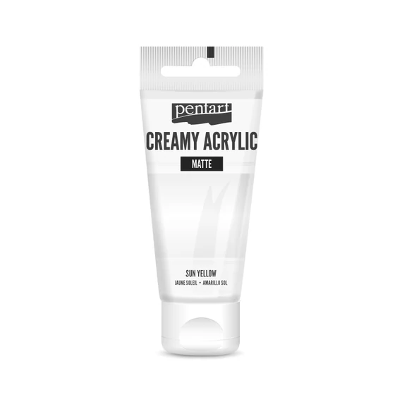 Pentart krémes matt akrilfesték 60 ml - fehér