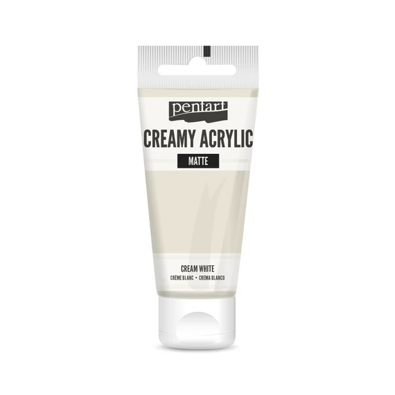 Pentart krémes matt akrilfesték 60 ml - krémfehér
