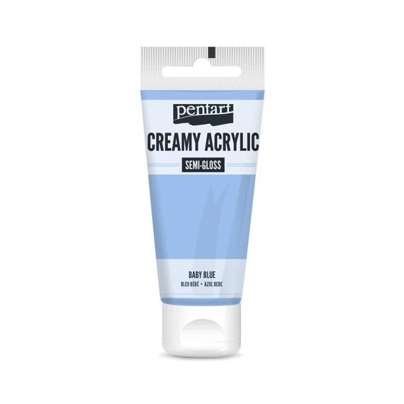 Pentart krémes selyemfényű akrilfesték 60 ml - bébikék
