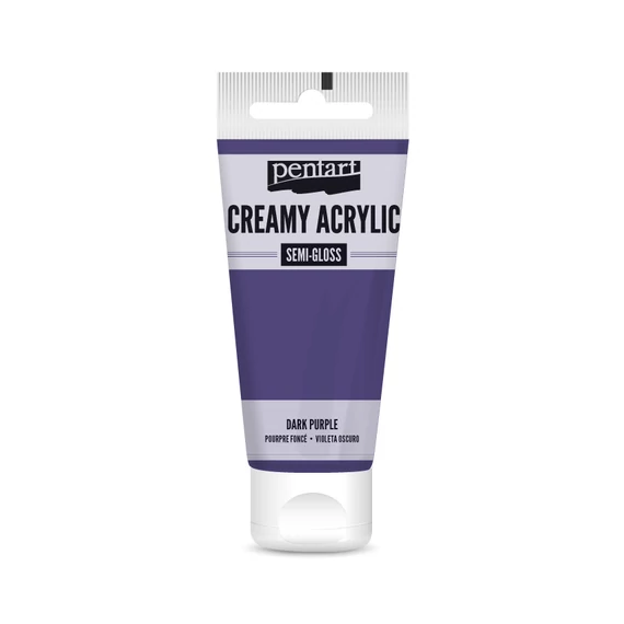 Pentart krémes selyemfényű akrilfesték 60 ml - sötétlila