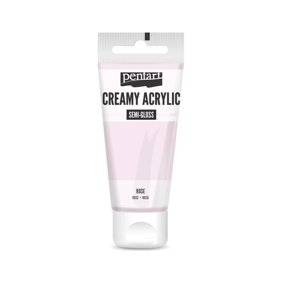 Pentart krémes selyemfényű akrilfesték 60 ml - rózsaszín