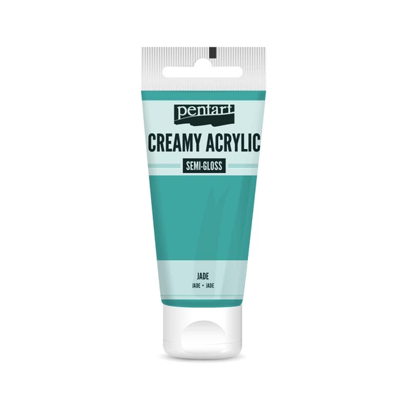 Pentart krémes selyemfényű akrilfesték 60 ml - jáde