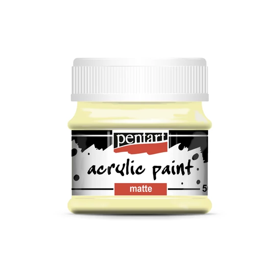 Pentart matt akrilfesték 50ml - vaj