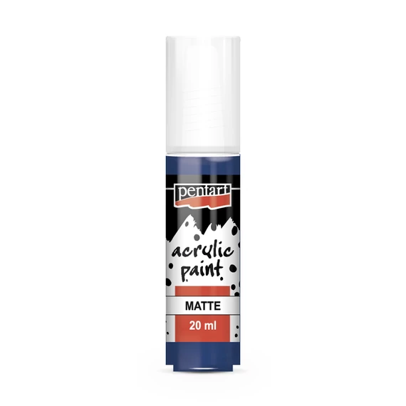 Pentart matt akrilfesték 20ml - sötétkék
