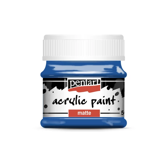 Pentart matt akrilfesték 50ml - kék