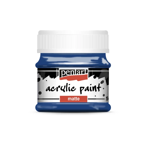 Pentart matt akrilfesték 50ml - sötétkék