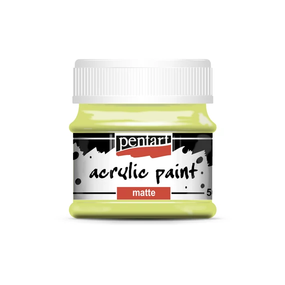 Pentart matt akrilfesték 50ml - limezöld