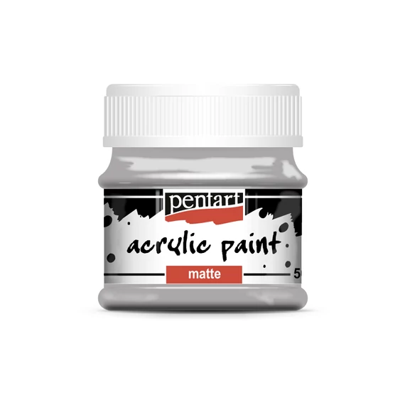Pentart matt akrilfesték 50ml - szürke