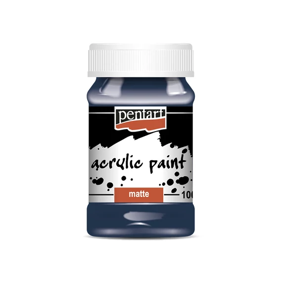 Pentart matt akrilfesték 100ml - indigókék