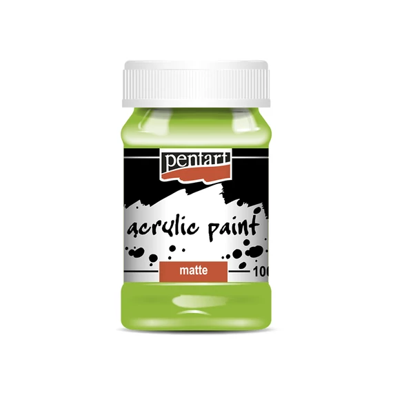 Pentart matt akrilfesték 100ml - almazöld