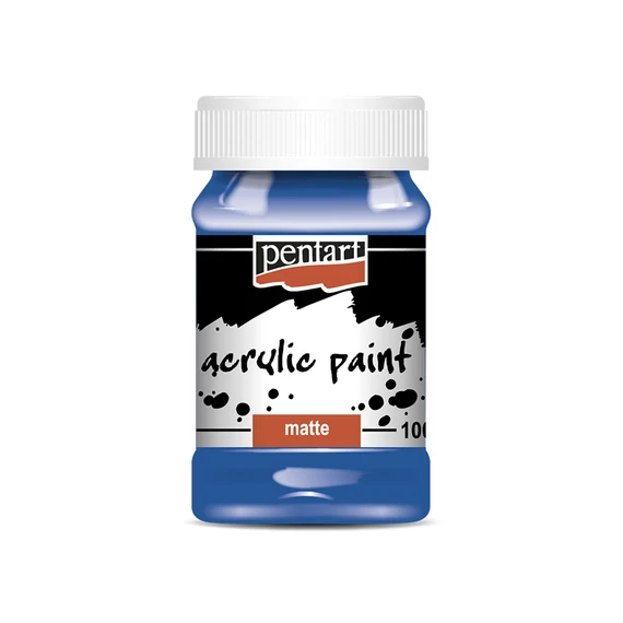 Pentart matt akrilfesték 100ml - kék