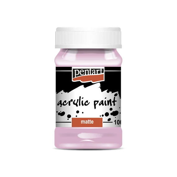 Pentart matt akrilfesték 100ml - rózsaszín