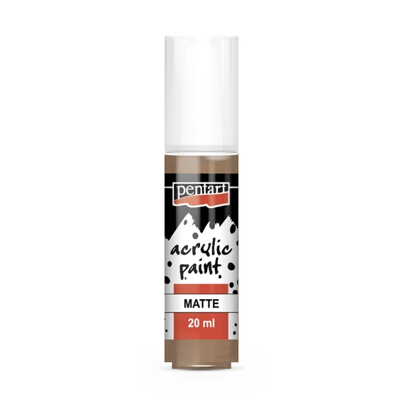 Pentart matt akrilfesték 20ml - Mars barna