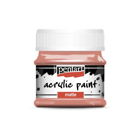 Pentart matt akrilfesték 50ml - korall
