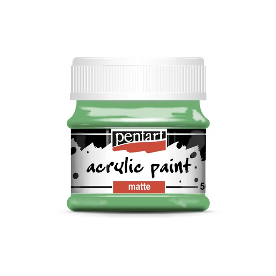 Pentart matt akrilfesték 50ml - papagájzöld