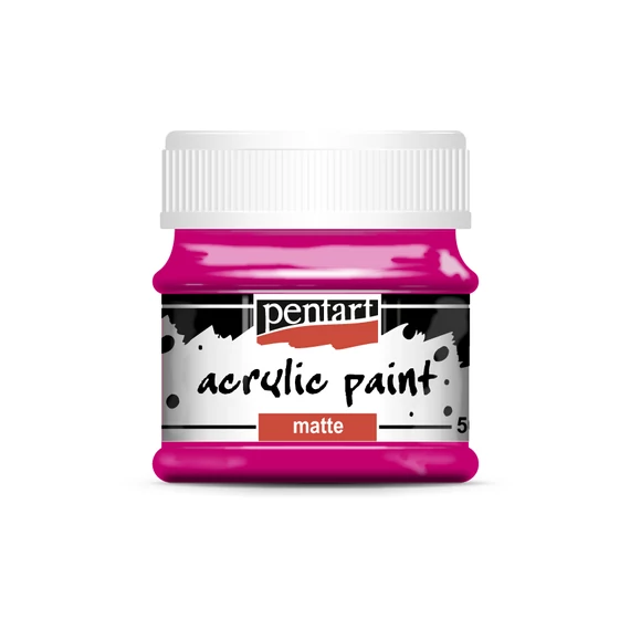 Pentart matt akrilfesték 50ml - magenta