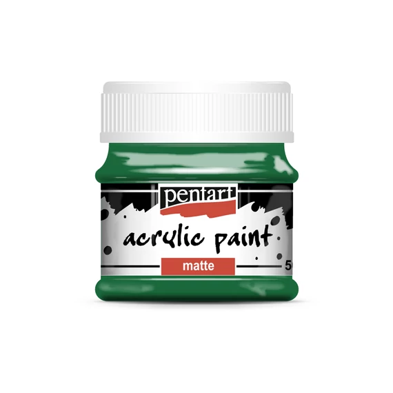 Pentart matt akrilfesték 50ml - zöld