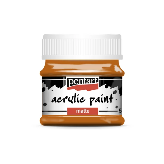 Pentart matt akrilfesték 50ml - vörös agyag