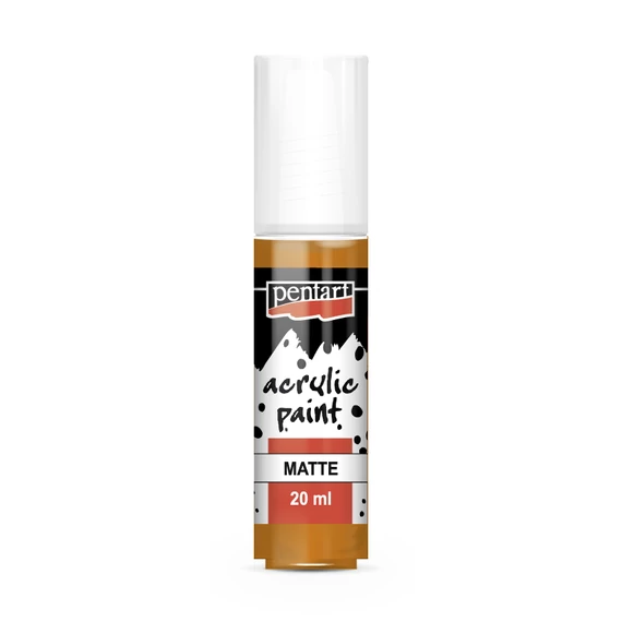 Pentart matt akrilfesték 20ml - sárgásvörös agyag
