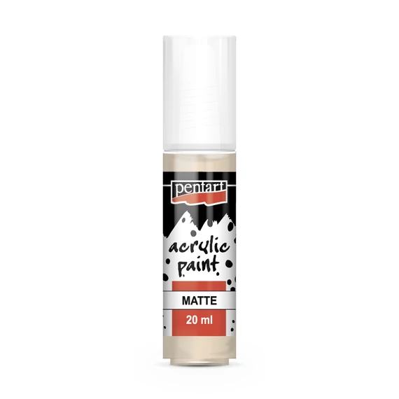 Pentart matt akrilfesték 20ml - bézs