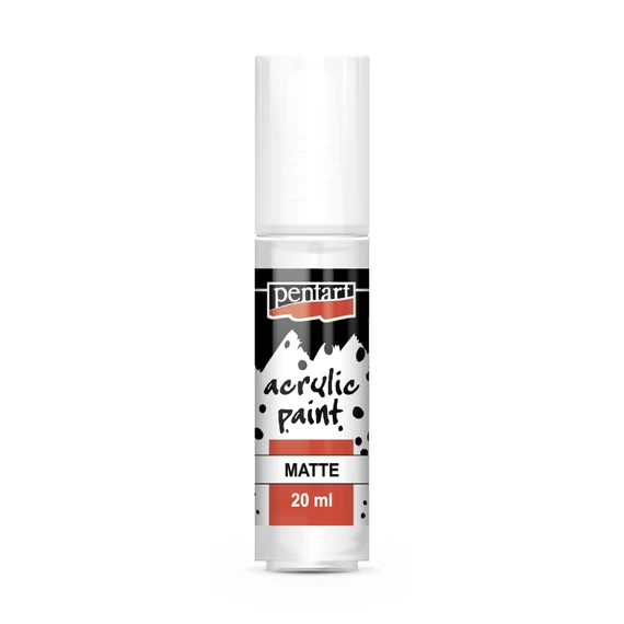 Pentart matt akrilfesték 20ml - fehér
