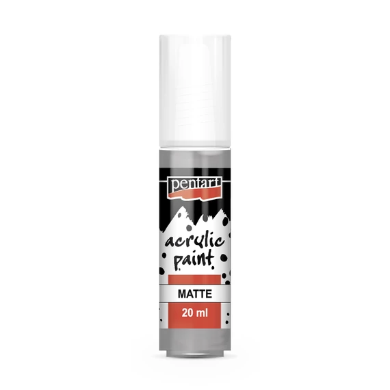 Pentart matt akrilfesték 20ml - szürke