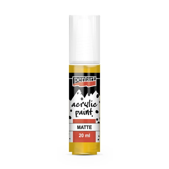 Pentart matt akrilfesték 20ml - napsárga