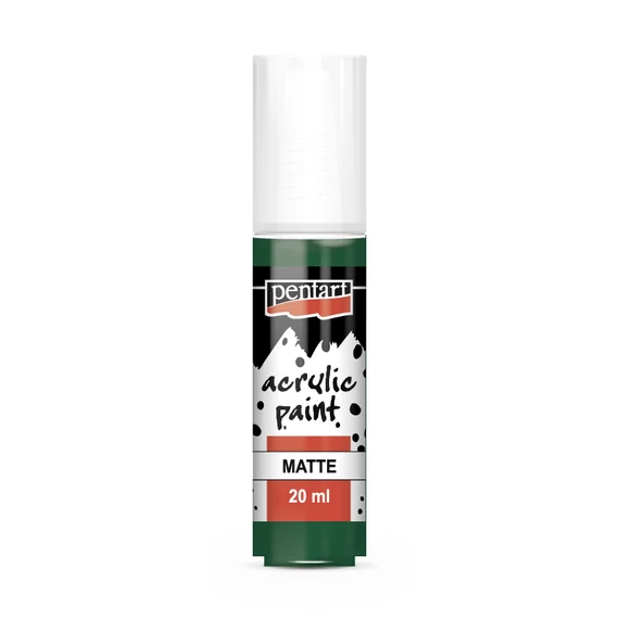 Pentart matt akrilfesték 20ml - fenyőzöld