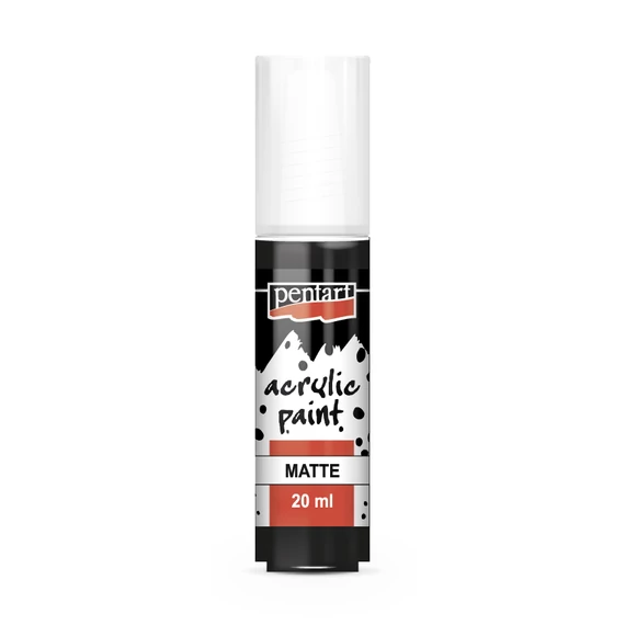 Pentart matt akrilfesték 20ml - fekete