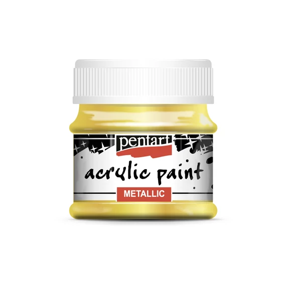 Pentart metál akrilfesték 50 ml - barokkarany
