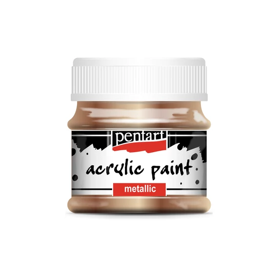 Pentart metál akrilfesték 50 ml - antikarany