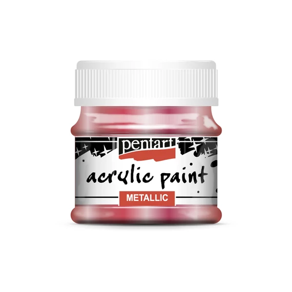 Pentart metál akrilfesték 50 ml - vörösréz