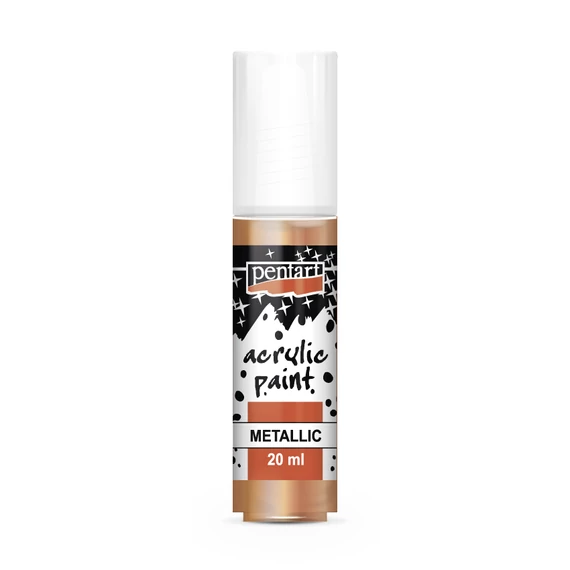 Pentart metál akrilfesték 20 ml - antikréz