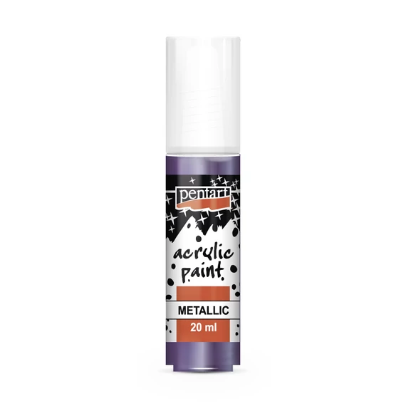 Pentart metál akrilfesték 20 ml - lila