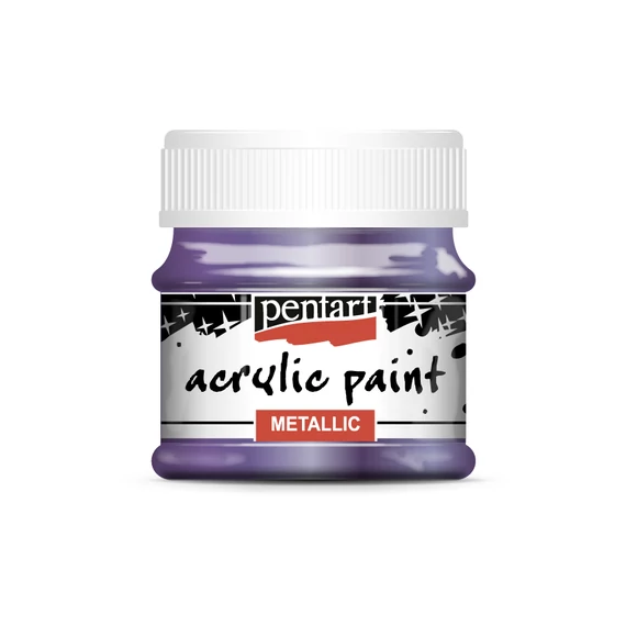 Pentart metál akrilfesték 50 ml - lila