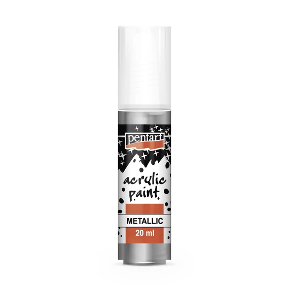 Pentart metál akrilfesték 20 ml - csillogó ezüst
