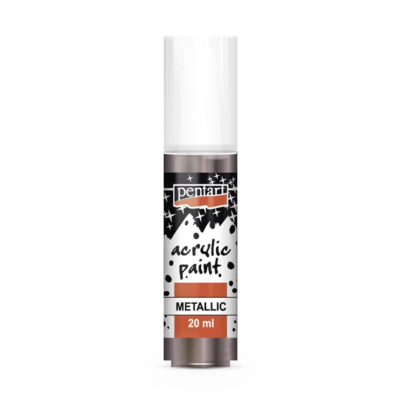 Pentart metál akrilfesték 20 ml - csillogó lila