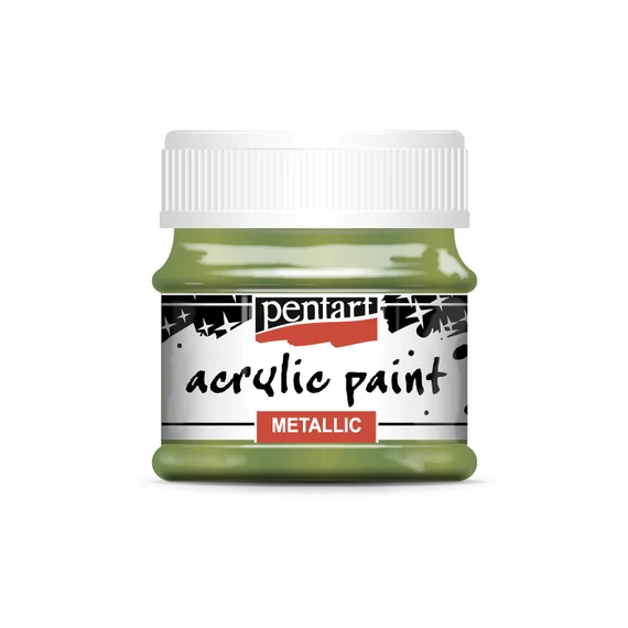 Pentart metál akrilfesték 50 ml - zöld
