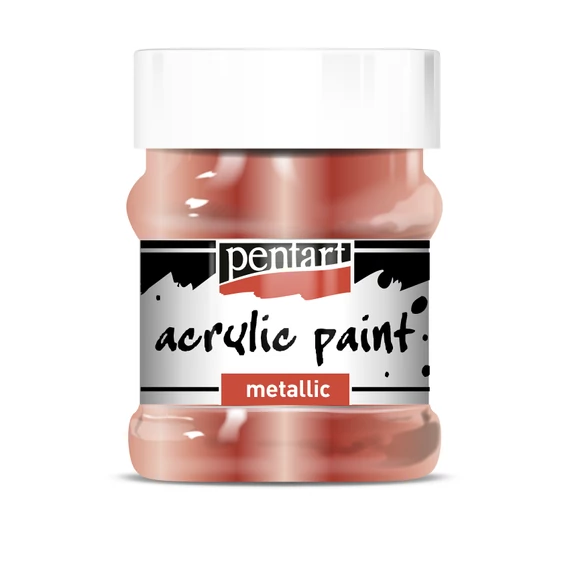 Pentart metál akrilfesték 230 ml - bronz
