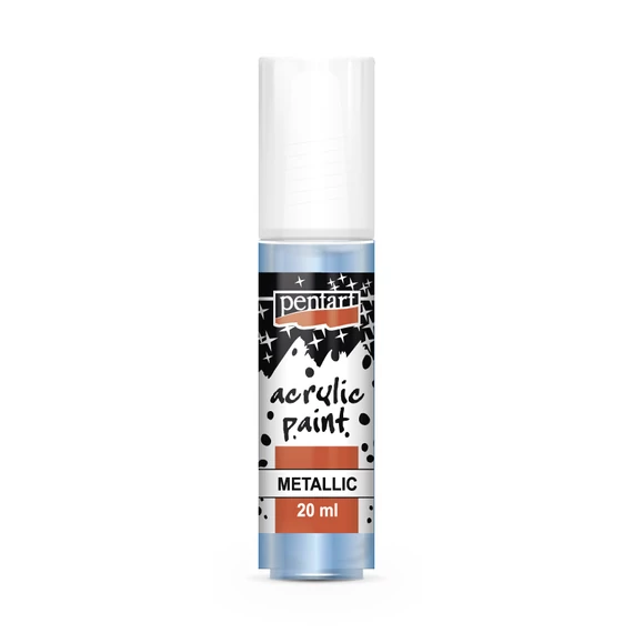 Pentart metál akrilfesték 20 ml - világoskék