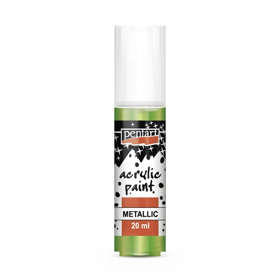 Pentart metál akrilfesték 20 ml - világoszöld