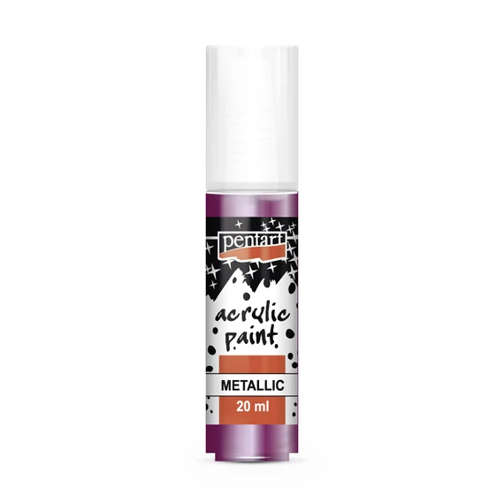 Pentart metál akrilfesték 20 ml - világoslila