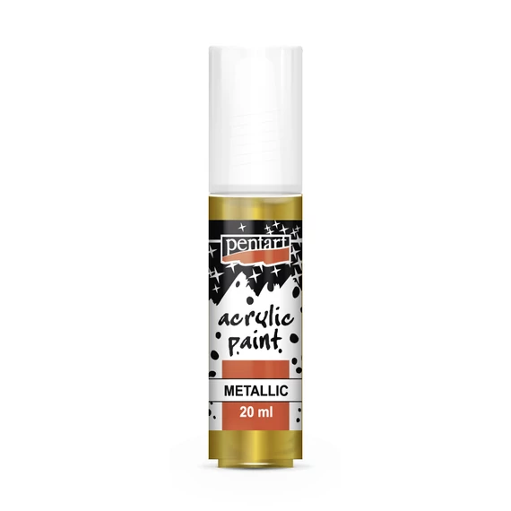 Pentart metál akrilfesték 20 ml - antikarany