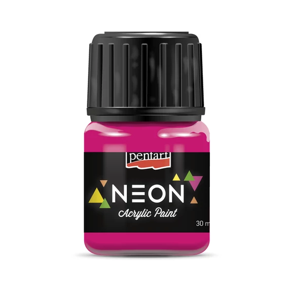 Pentart neon akrilfesték 30 ml - pink