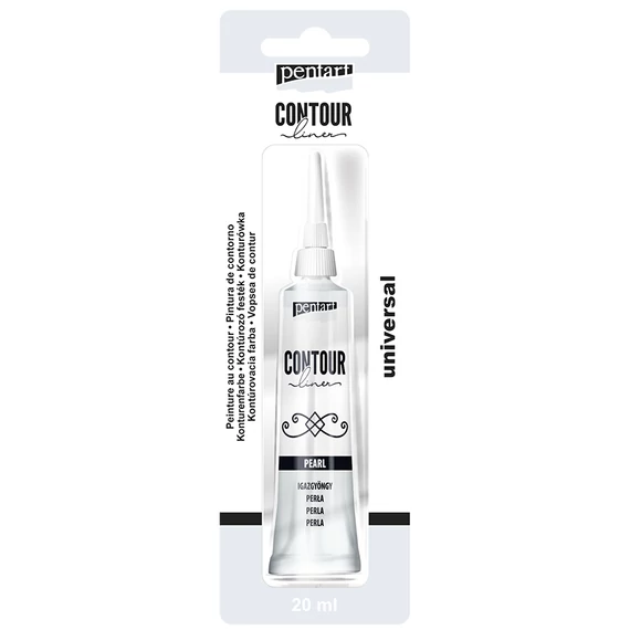 Pentart kontúrozó festék 20 ml - igazgyöngy